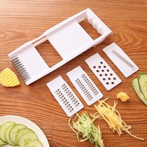 Enjoy Xinhui 5 in 1 multifunctional vegetable cutter grater kitchen potato shredder radish cucumber manual shredder