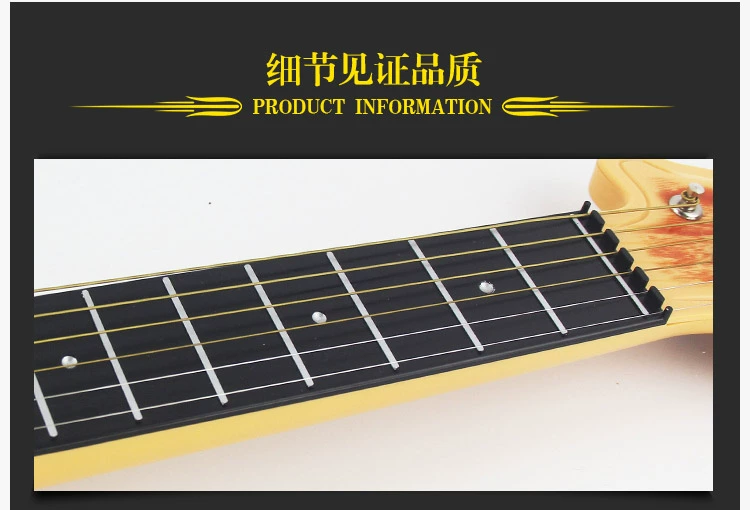 Có thể chơi trẻ em guitar đồ chơi mô phỏng ukulele nhạc nhỏ guitar lớn nhạc cụ mới bắt đầu bé gái đồ chơi gỗ cho bé