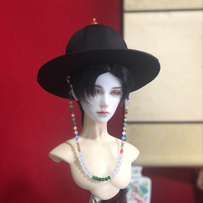 taobao agent BJD ancient wind hat 3 points, 4 cents, 6 points, baby uses the Yuan Dynasty's costume flying fish clothing hats, the props are not real people