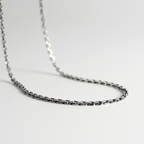 925 silver silver mens necklace 925 silver necklace Thai silver necklace Thai Silver do old batch corner chain single chain 1953