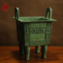 Zhong Dingqing Bronze Ware) Imitation Ancient Handicraft) Business Conference) Zhengzhou Shangding) Dairy Nail Striding for the Opening Celebration