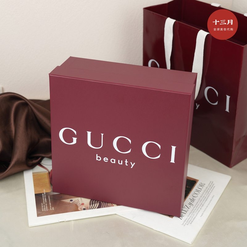 Gucci Ancora Red Handbag, Exclusive Gift Storage Box from the Store, Green Vintage Gift Box Empty Box