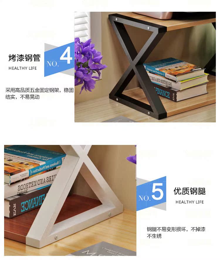 Thép đơn giản bảng top bảng duy nhất máy in văn phòng khác giá in giá kệ sách giá văn phòng