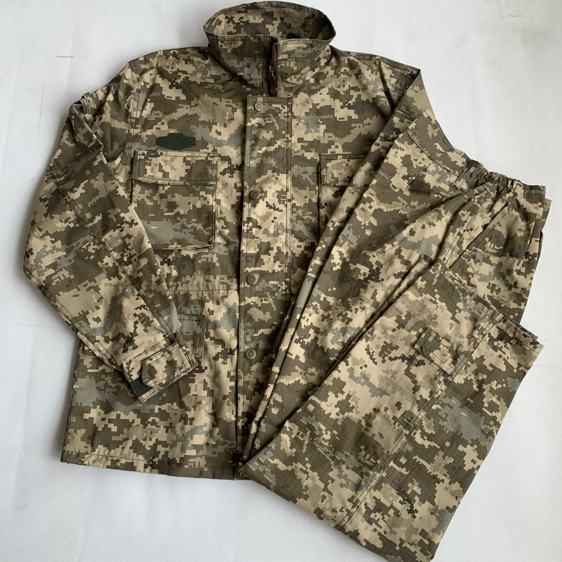 Conjunto de camuflaje de algodón estilo tigre con diseño Rodesia