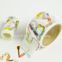 Japan Aimez le style Washi Tape 38mm*7m Food Number Number A-4918