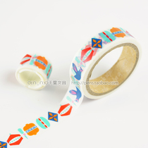 Japan Aimez le style washi tape 15mmx7m Bohemian Icon A-5045