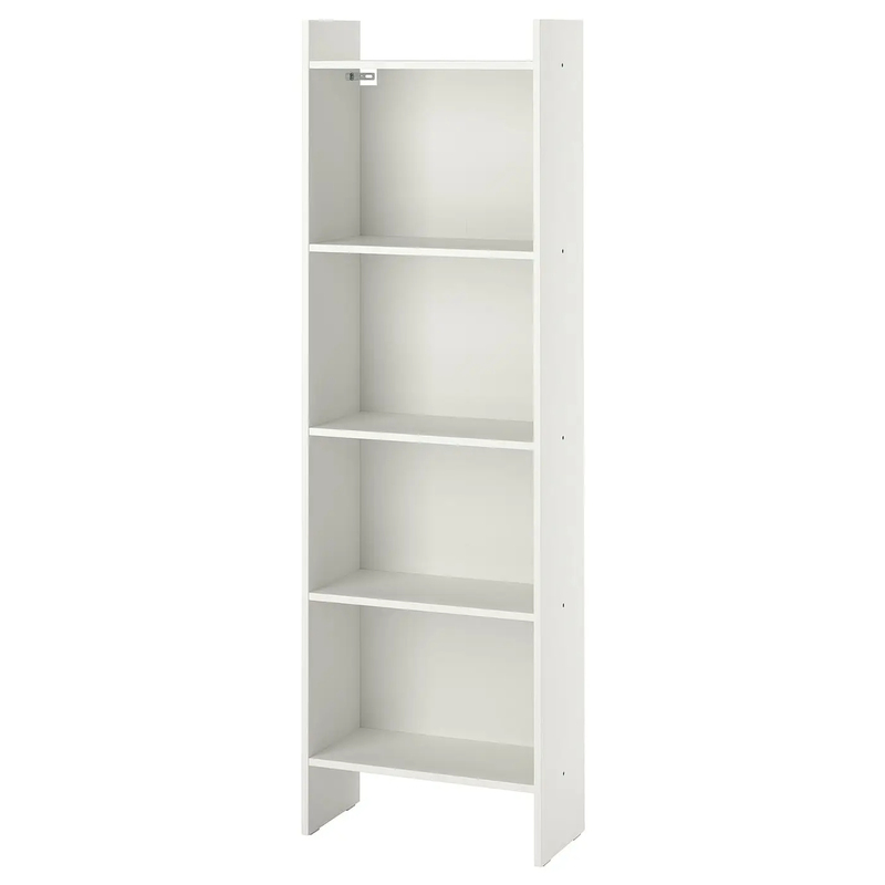Ikea Domestic Purchasing Agent Baggab Bookshelf, White, 50X25X 160cm Cm, Large Storage Capacity, Sturdy and Durable, Simple Design