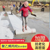 Polyethylene polypropylene waterproofing membrane waterproofing membrane Polymer waterproofing membrane Bathroom roof indoor moisture-proof rubber powder