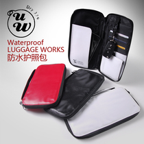 Foreign Trade Tail Single Travel Passport Bag Multifunction Document Bag Ticket Clip Protection Jacket Waterproof Wallet Handbag