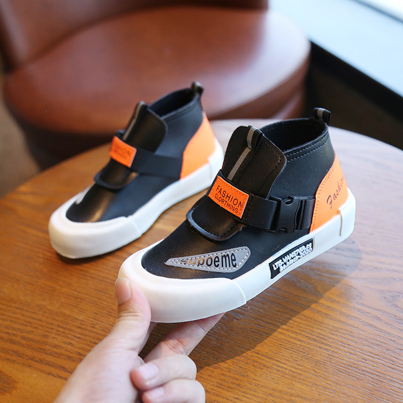Children's shoes men 3-12 years old spring and autumn 2019 new sports shoes 4 fashion 5 soft soles 6 boys Joker board shoes tide 7