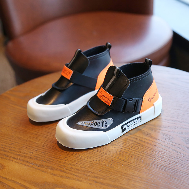 Children's shoes men 3-12 years old spring and autumn 2019 new sports shoes 4 fashion 5 soft soles 6 boys Joker board shoes tide 7