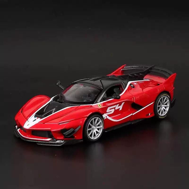 比美 高 1/32 Ferrari FXXK EVO siêu xe hợp kim mô hình bốn cửa âm thanh và ánh sáng kéo lại xe đồ chơi bằng kim loại - Chế độ tĩnh