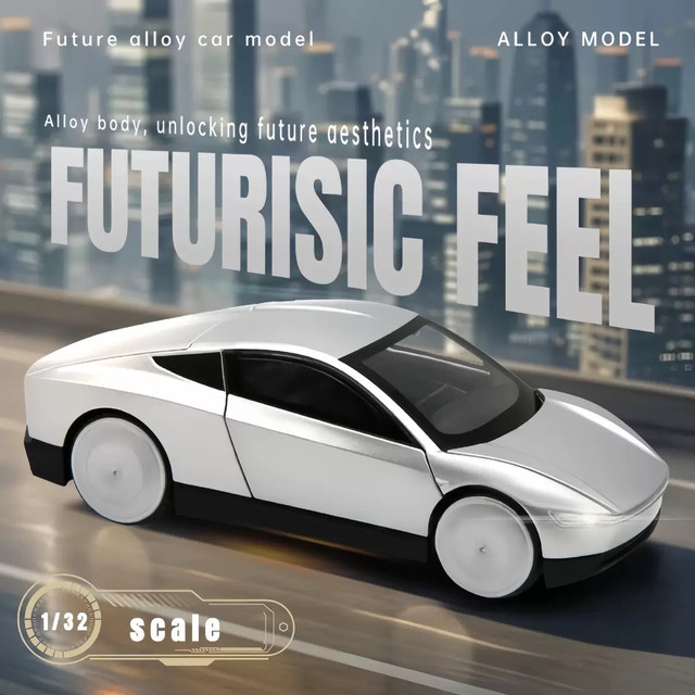 132 Tesla driverless taxi toy car