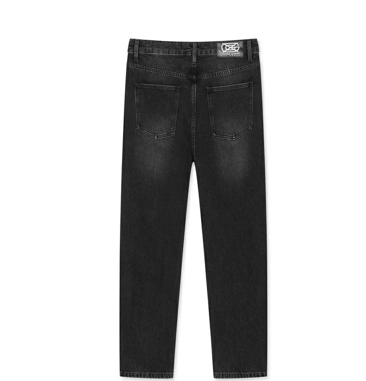 [Đặc biệt] GXG nam 2020 xuân mới phong cách jeans đen quần thẳng quần trắng thủy triều GB105522A - Quần jean