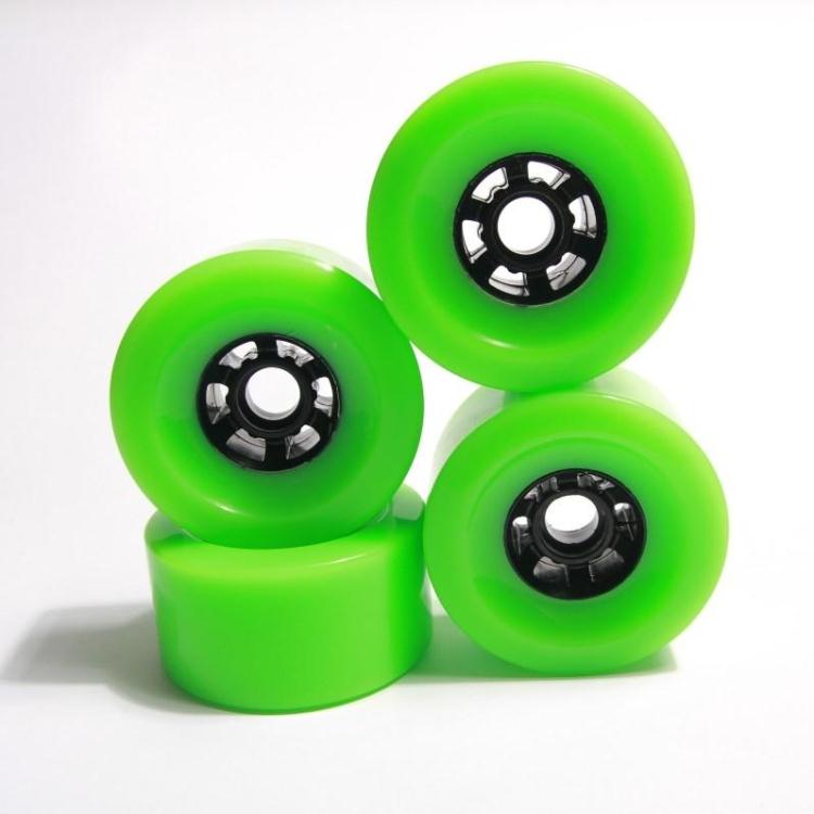 High-end super elastic electric skateboard wheel longboard size fish board with gear integrated wheel for electric skateboard