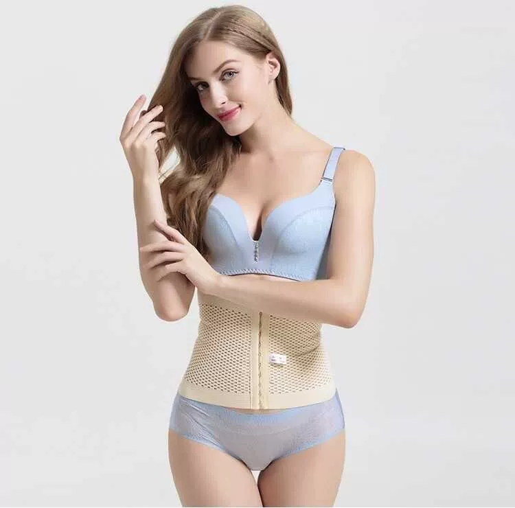 Mùa hè đai siêu mỏng đai bụng để thu thập dạ dày bó sát cơ thể thoáng khí corset phụ nữ - Corset