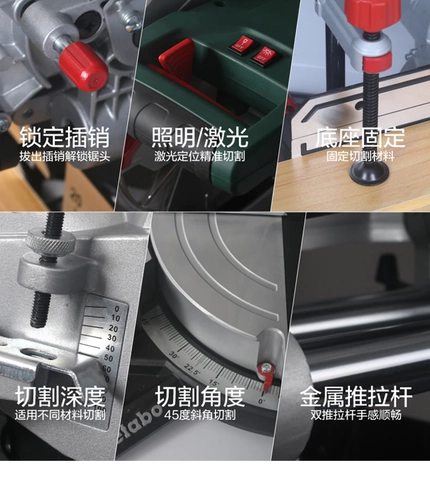 Mai Tai Bao KGS254M Режущая машина 10 -INCH Многократная 45 -градусная режущая пила наклонная режущая алюминиевая пила KS305M