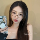 Аскетическая не -линс полуавчака декоративные очки