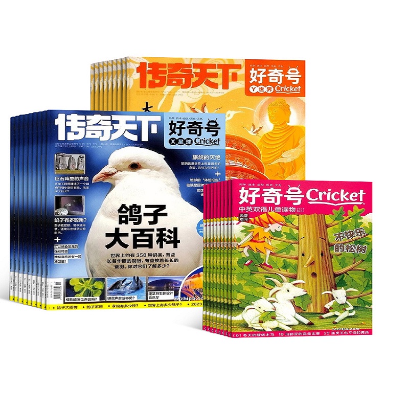 【全年】好奇号杂志 2024年1月起订 1年共12期 杂志铺全年订阅 美国Cricket Media版权科学历史少儿科普 6-12岁小学生课外阅读期刊