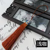 Светло-кофейная перегородчатая кисточка