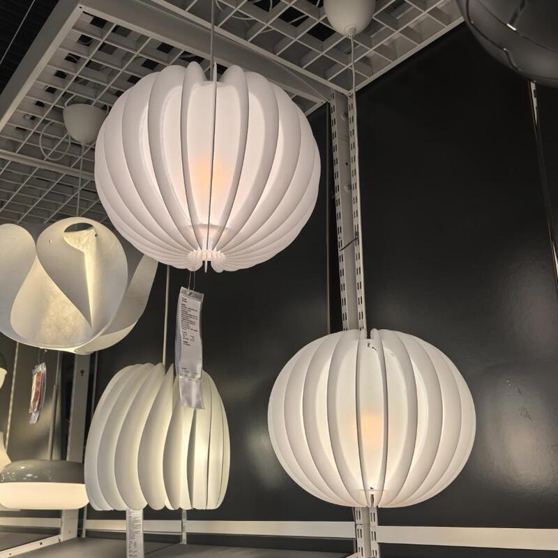 Ikea Genuine Hayad Pendant Lampshade Nordic Simple Dining Room Decorative Pendant Lamp White 42cm Ikea Genuine Hayad Pendant Lampshade Nordic Simple Dining Room Decorative Pendant Lamp White 42cm