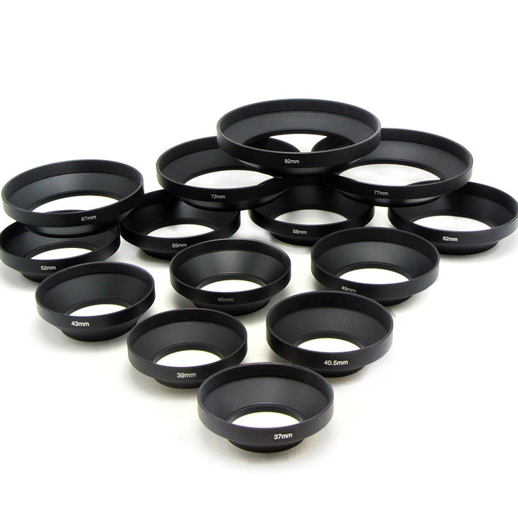 Wide-angle lens shade 37 39 40 5 43 46 49 52 55 58 62 67 72 77 82mm