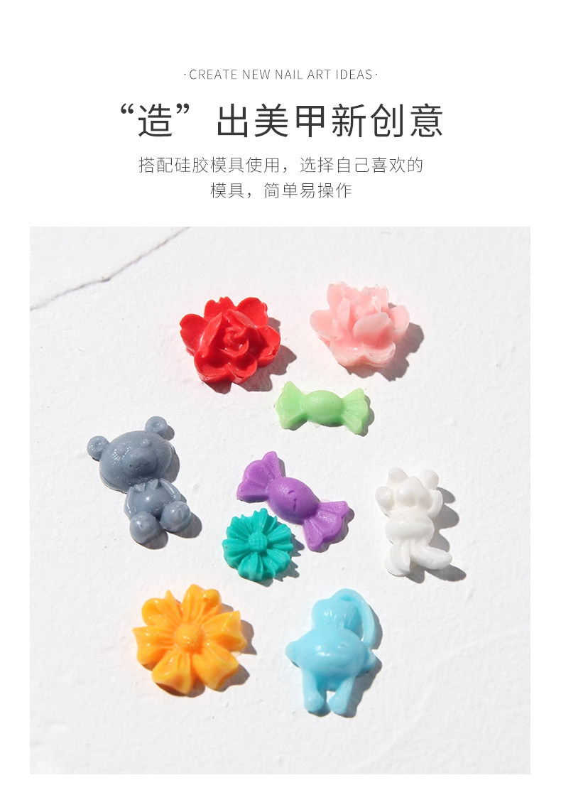 Sculpt Perfect Nails: Crystal Clear UV Gummy Gel for DIY Art! - Detail image 2