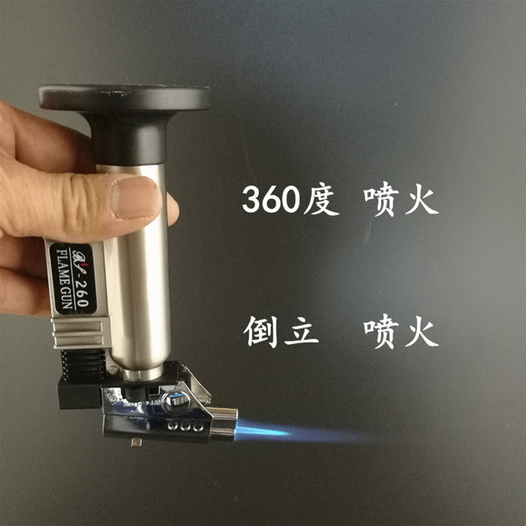 Súng phun nhiệt độ cao điểm vàng ngọn đuốc moxib phỏng thẳng vào lò nướng nhẹ hơn nghệ thuật phun kim loại sushi bật lửa điện tử
