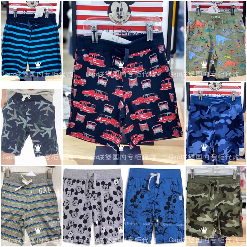 Clearance Sale of Genuine Gap Store Cotton Sports Shorts for Toddlers and Children, Summer Shorts 671575, Summer Wear