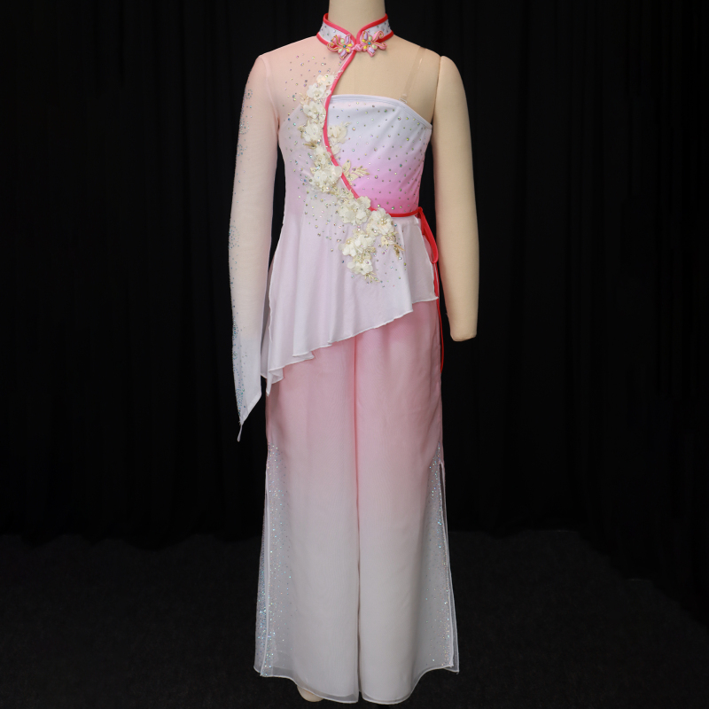 New Children's Classical Dance Costume, Similar to the One Worn by Qiao Linghu in the Gluezhou Fuchun Dream, Worn by Young Dancer Ping Yuerran in the Talent Show