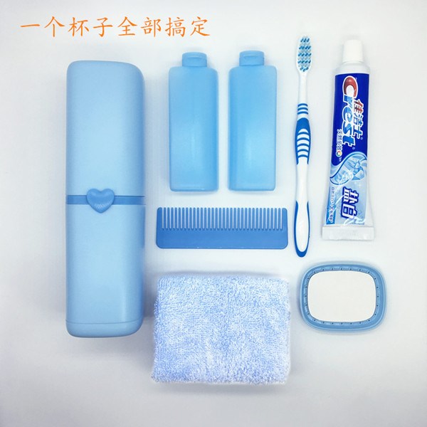 Du lịch rửa chén đặt bàn chải đánh răng cốc di động ra khác biệt đóng chai du lịch cung cấp rửa túi lưu trữ hộp nữ - Rửa sạch / Chăm sóc vật tư túi đựng đồ du lịch đa năng