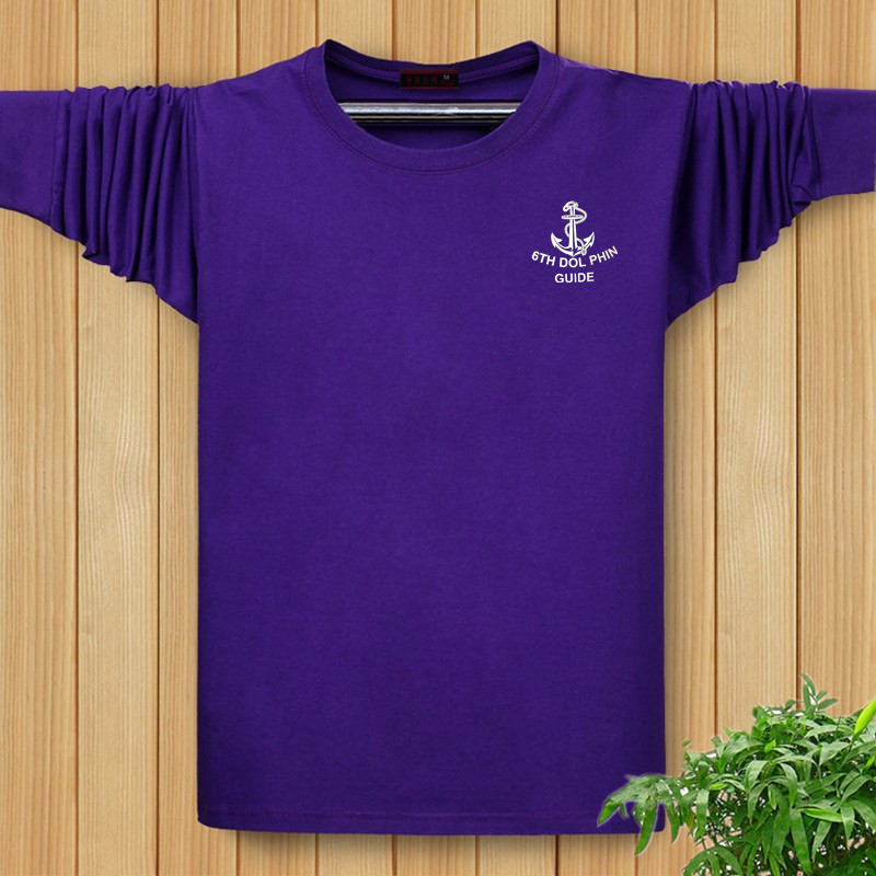 Đặc biệt mỗi ngày mùa thu phải mua áo thun in hoa cỡ lớn cho nam rộng tay 6X cotton thể thao áo tay lỡ nam