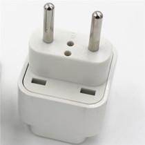 White European standard conversion socket extension type European standard two round pin plug conversion plug copper pin