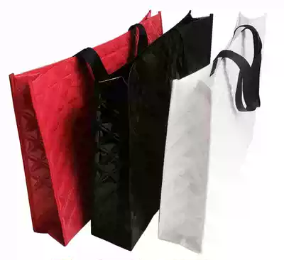Non-woven tote bag Clothing bag custom manufacturer laminated three-dimensional bag custom shoes education bag spot ultrasound