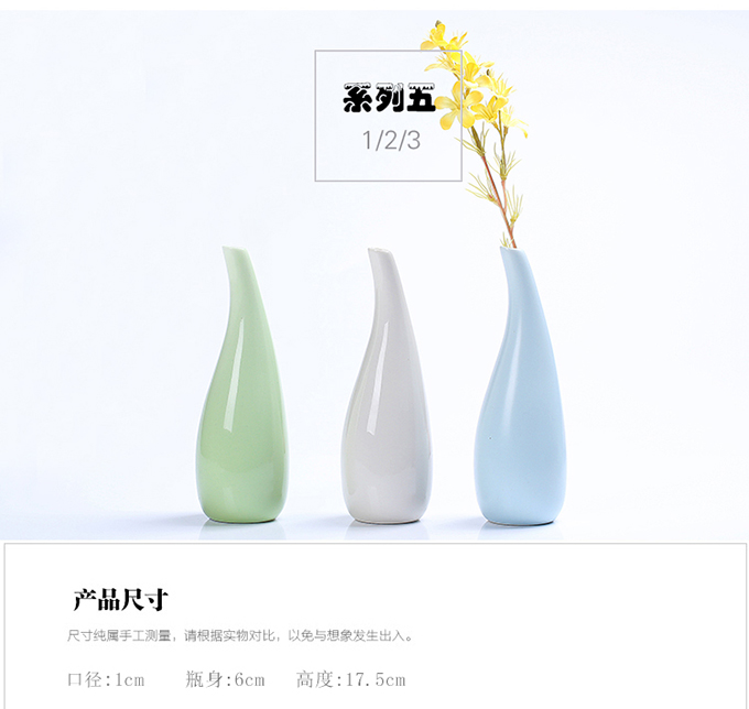 Jingdezhen củ cải xanh gốm sứ phòng khách bàn trang trí nhà sứ trang trí hoa khô sắp xếp hoa - Trang trí nội thất decor phòng ngủ đơn giản