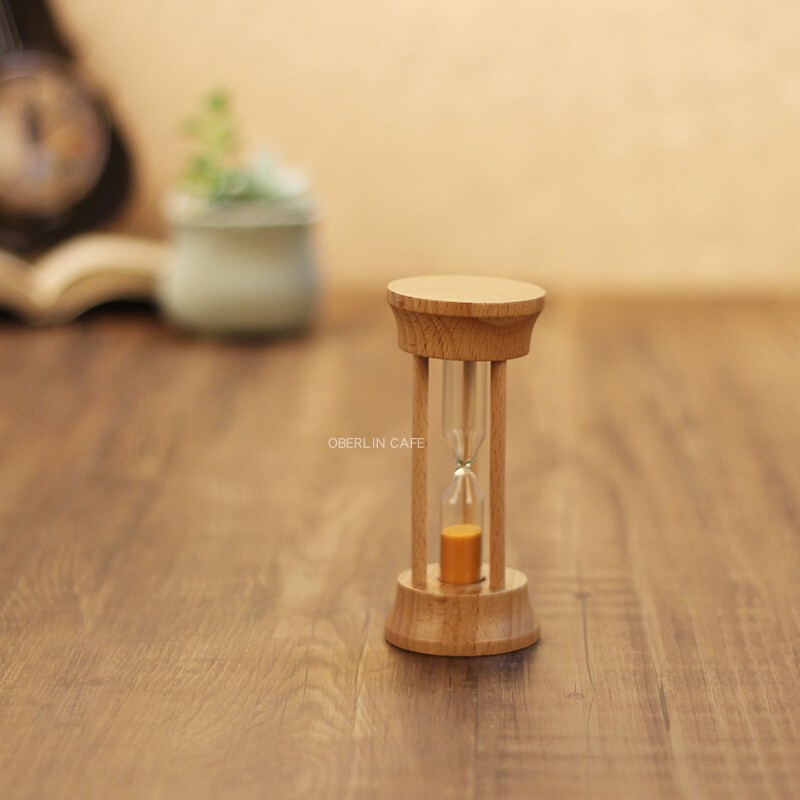 Wooden Vintage Craft Hourglass Timer for Brewing Coffee, 1-Minute Siphon Pot Timer for Belgian Pots Wooden Vintage Craft Hourglass Timer for Brewing Coffee, 1-Minute Siphon Pot Timer for Belgian Pots