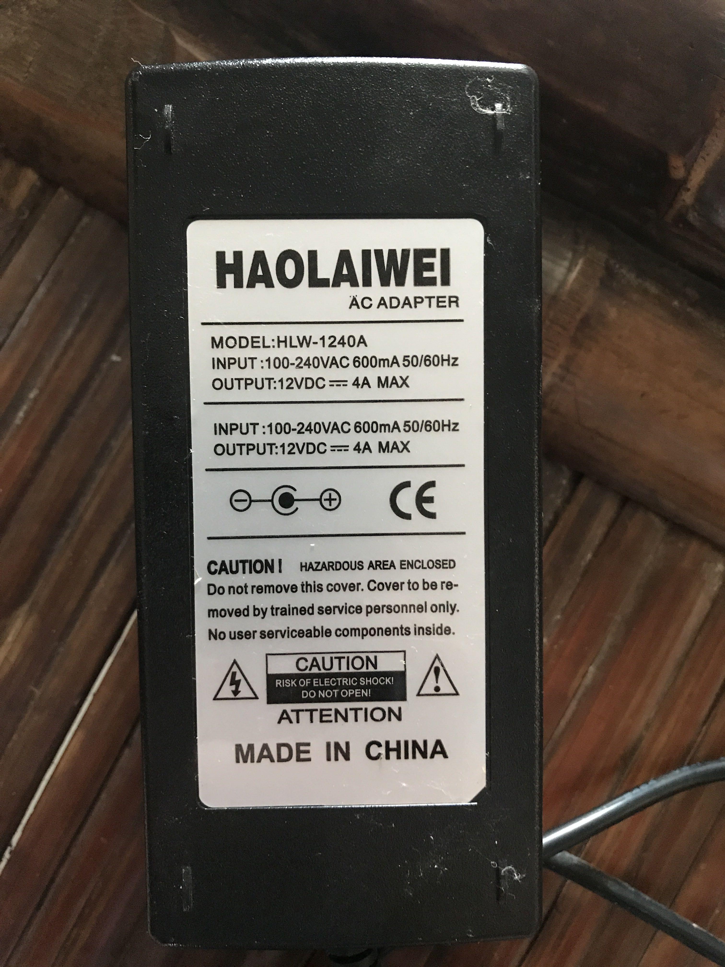 Suitable for Konka HLW-1240A Monitor TV power adapter power cord 12V4A