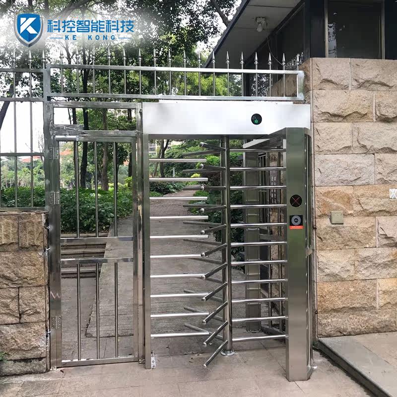Community anti-tailing door double door full-height turn gate access control scenic area pedestrian passage one-way door unmanned stadium rotation gate
