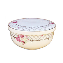 Chinese Worms with Chapter (Qing Dynasty ● Atlantic Garden) with cover 4 5-inch rice-bowl lead-free bone porcelain lunchbox