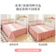 Small floral princess style bed skirt four-piece non-set pure cotton bed sheet quilt cover student dormitory bed three-piece set