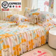 Thickened Quilted Bed Skirt Style Pure Cotton Bed Cover Dustproof Single Piece 1. 51.8m All-Cotton Bed Cover Non-Slip Fitted Sheet with Skirt