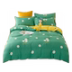 Simple New Four-Piece Bedding Set for Bed, Including Bed Sheet, Duvet Cover, Suitable for All Seasons, Double Bed, Home Use, Duvet Cover, Suitable for Sleeping Naked, Student Dormitory Three-Piece Set