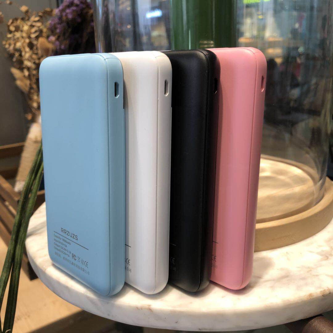 RRZUZS gem điện thoại di động 12000mAh sạc điện thoại di động 2A hiển thị nguồn sạc mini USB kép