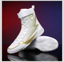 Boxing shoes mens wrestling shoes professional fighting shoes training shoes fighting shoes wrestling shoes Sanda shoes boxing boots high tops for women