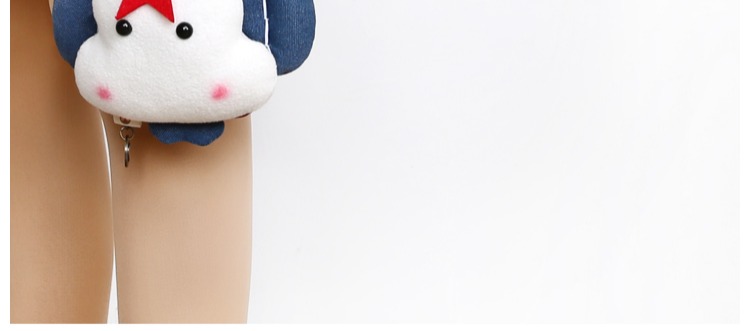 Ba màu vá văn học khỉ kéo chìa khóa túi nữ Hàn Quốc dễ thương mini xu túi vải trang trí túi dễ thương ví nữ da thật