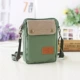 Túi vải sọc điện thoại di động 6 inch nữ túi Messenger 2018 hè mới phiên bản tiếng Hàn của túi xách điện thoại túi vải túi nhỏ túi xách nữ hàng hiệu cao cấp