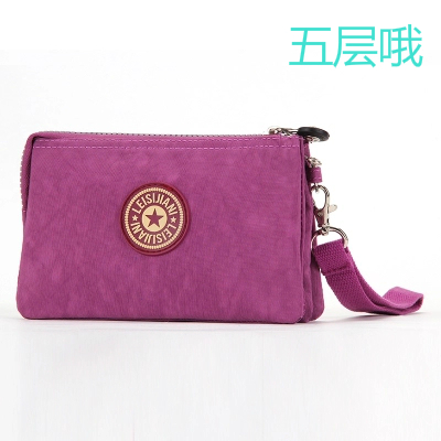 2022 New Fabric Mother Clutch Nylon Cloth Waterproof Coin Purse Ladies Simple Mini Small Handbag Versatile