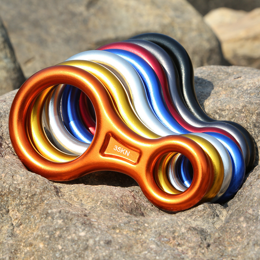 Hinda 8 word ring downfall instrumental eight-word ring speed downfall instrumental Sodescending outdoor climbing rock climbing gear