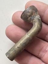 Old Brass Smoke Pot Pipe Pipe Pipe Pipe Pipe Pipe Pipe Pipe Pipe Pipe Pistol One Bronze Instrument Antiquities Collection