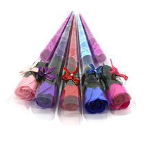 Single-branch rose soap flower carnation perfumed soap florist festival small gift Seven New Years Day gift teacher Gift